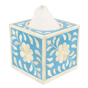 Boîte de rangement en papier nacre de qualité supérieure avec conception faite à la main pour hôtel de luxe restaurant utiliser article d'utilisation de boîte à mouchoirs en bois - Product Image 2