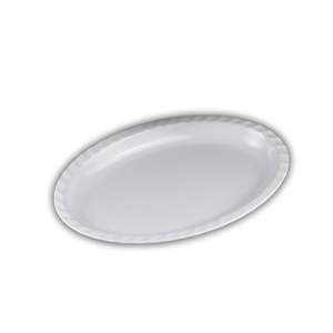 Plato Ovalado de Cerámica Premium AJP para Servir la Cena, Ecológico, Elegante y Moderno, para Restaurantes, Aperitivos, Hecho en Indonesia, Modelo AJP-EH BCA - Product Image 1