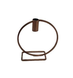 เชิงเทียนโลหะชุบทองแบบเรียบง่ายสำหรับตกแต่งบ้านสำหรับงานแต่งงานตกแต่งคริสต์มาส - Product Image 1