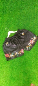 Motley Trading, pantalones cortos asimétricos con estampado Floral de rayón, mezcla de poliéster, cintura alta, pantalones cortos para mujer, lona transpirable con cordón - Product Image 2