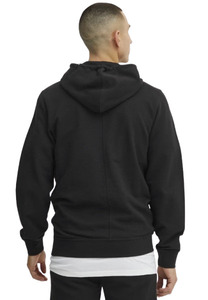 Sudadera con capucha y cremallera de algodón para hombre con logotipo personalizado al por mayor, conjunto de sudadera de lana unisex de talla grande, moda informal para hombre, logotipo largo bordado - Product Image 5