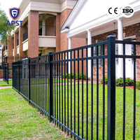 Clôture en métal sur mesure à prix d'usine Sitong, garde-corps en acier galvanisé, clôture en fer forgé pour jardin