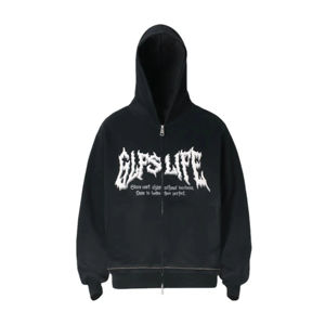 Sudadera con capucha de algodón 100% recortada con logotipo personalizado para hombre, ropa de calle, jersey de gran tamaño con hombros caídos, DTG bordado en 3D de peso pesado, Invierno - Product Image 1