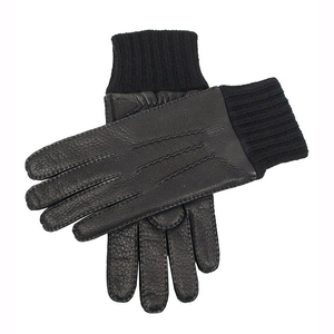 Guantes de cuero de invierno a prueba de viento personalizables con guantes de calidad de aislamiento térmico para clima frío al aire libre Logotipo de moda - Product Image 5