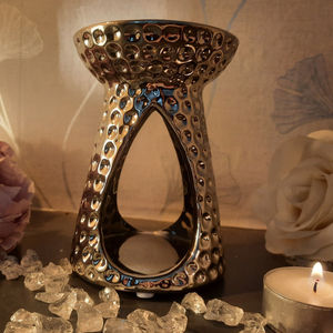 Pot de cire parfumée martelé Design simple poli miroir Récipient de cire fait main Stockage idéal pour la maison et la décoration de cadeaux - Product Image 4