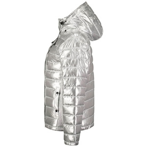 Elegant Womenwear Windproof Zipper Puffer Jacket <b>For</b> <b>Women</b> Activewear Warm Jacket With Customize Logo & Patches - Product Image 4