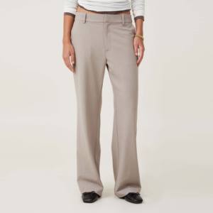 Pantalones de chándal de algodón informales transpirables de talla grande, pantalones de pierna ancha con tela de Spandex, pantalones Cargo para mujer - Product Image 5