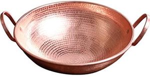 Premium Quality Wholesale Indian Kadai Stainless Steel Kadhai Paella <b>Pan</b> With <b>Handle</b> for Cooking and Serving - Product Image 2