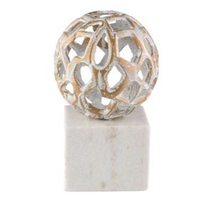 Juego de 2 esculturas de bolas de ciervo con diseño de animales modernos de lujo, decoración del hogar, adornos de Metal chapados en oro y níquel de aluminio, la mejor calidad - Product Image 3