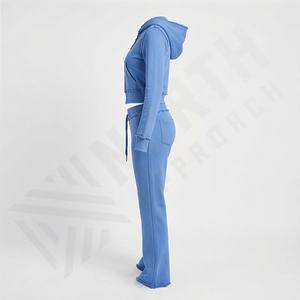 Chándal Deportivo Vintage con Capucha para Mujer, Diseño Personalizado OEM 2025, Manga Larga, Estilo Informal, Sublimación, Patrón Sólido - Product Image 3