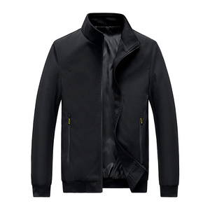 Chaqueta Bomber de Invierno para Hombre, Elegante y Cálida, con Cuello Alto, Transpirable, Ecológica, con Cierre Frontal Completo, Manga Larga, para Exteriores, Servicio OEM - Product Image 1