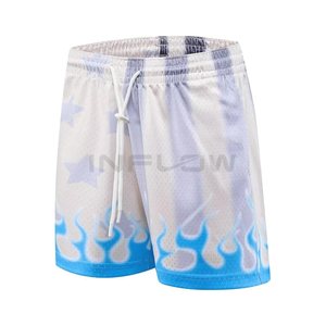 basketball customized athletic 100% polyester Mesh <b>Shorts</b> Men Sublimation Stretch Dtg Printing Polyester <b>5</b> <b>Inch</b> <b>Inseam</b> Men's Gym - Product Image 4
