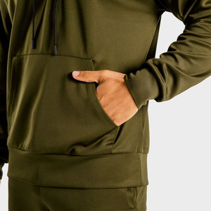 Chándal para Hombre con Bolsillo, Precio al por Mayor, con Capucha y Mangas Completas, Material Cómodo, Diseño de Cintura Elástica / Diseño de Color Sólido - Product Image 4