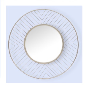 Highest Designer Iron Metal <b>Wall</b> <b>Mirrors</b> Used <b>For</b> <b>Bathroom</b> Hotel Room Decorative Custom Size <b>Wall</b> <b>Mirror</b> - Product Image 2