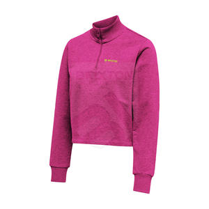 Top court d'hiver à manches longues à fermeture éclair quart de marque décontracté Athleisure Active Tops à bon prix au Pakistan - Product Image 3