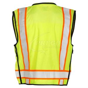 Chaleco de Seguridad Industrial de Alta Visibilidad para Ingenieros, Ropa de Trabajo, Chaleco Reflectante con Logotipo y Bolsillos - Product Image 3