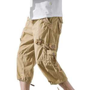 Conçu sur mesure 100% coton hommes été décontracté Shorts taille 6XL Fitness Cargo Style solide motif formel respirant séchage rapide - Product Image 4