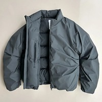 Coréen rétro couleur unie rembourré chaud manteau hommes et femmes Y2K hiver nouveau Harajuku Simple et décontracté Joker coton-rembourré veste