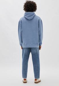 2024 unisexe 500gsm coton Boxy sweat à capuche poids lourd surdimensionné sweat manches longues Logo personnalisé impression français éponge plaine - Product Image 3