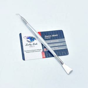 Outil de levage de cils à aiguille polie en argent pleine grandeur Sharpe Spikes Outil de levage de sourcils en acier inoxydable solide Gel de lotion - Product Image 6