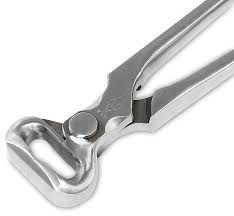 Pinza de pezuña de herrador de acero forjado Herramienta profesional Agarre ergonómico de calidad superior Recorte de precisión - Product Image 5