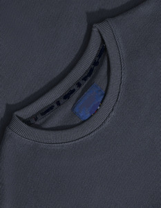 เสื้อสเวตเตอร์พิมพ์ลายพัฟของผู้ชายเสื้อแนวสตรีทผ้ากรดวินเทจ500gsm โลโก้ตามสั่ง - Product Image 5