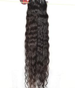 Extensions de cheveux naturels ondulés avec boucles, 100 % cheveux vierges Remy indiens de temple, fermeture en dentelle économique, cuticules alignées - Product Image 3