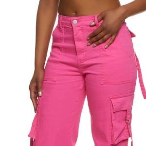 Pantalon Cargo multi-poches surdimensionné d'automne personnalisé/toutes les tailles pantalon Cargo en tissu polyester de meilleure qualité - Product Image 4