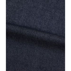 Pantalon droit taille haute semi-ample en denim brut avec tissu en toile INDIGO West Grand <span class=keywords><strong>Boulevard</strong></span> - Product Image 6