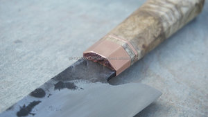 มีดสแตนเลสอเนกประสงค์พร้อมด้ามจับไม้โรสวู้ดแบบมืออาชีพมีดเชฟแบบต่ำ - Product Image 4