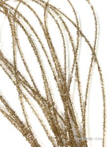 Cuentas de Cuarzo Herkimer de Color Marrón Claro Natural de Calidad AAA, Recubiertas, Tamaño 2-3 mm - Product Image 5