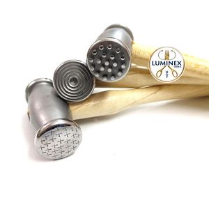 Ensemble de pinces à texture de haute qualité 3 pinces 6 modèles différents outil de fabrication de bijoux à bricoler soi-même en acier inoxydable poids léger personnalisable - Product Image 6