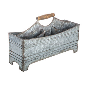 Soporte de hierro metálico para decoración de granja, cubiertos, Cucharas, tenedores, soporte para utensilios, artículos de cocina para colgar en la pared galvanizados - Product Image 6