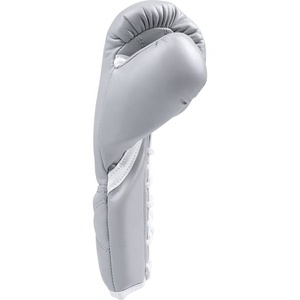 Gants de boxe d'entraînement Fly Fight en cuir de vachette à lacets avec sangle de poignet réglable, légers et imperméables pour MMA et Kickboxing - Product Image 5