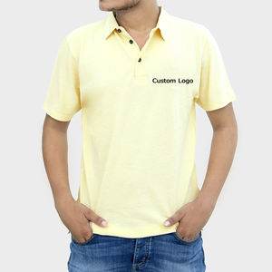 Polo personnalisé Activity Your Design T-shirt à col T-shirt à manches courtes de coupe classique pour hommes Polo en coton doux et solide - Product Image 1