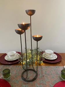 Portavelas de luz de té de metal único, ideal para decoraciones de hogar y spa, disponible al mejor precio de proveedor indio - Product Image 4