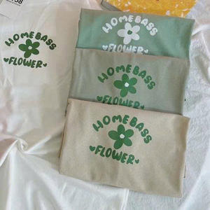 Camiseta Gráfica Breath, Estilo Urbano Minimalista, Suave, Cómoda para Uso Diario, Top Esencial de Verano - Product Image 4