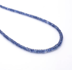 Hilo de cuentas de piedras preciosas naturales de alta calidad con corte Rondelle facetado para proyectos de artesanía de joyería y joyería de moda - Product Image 2