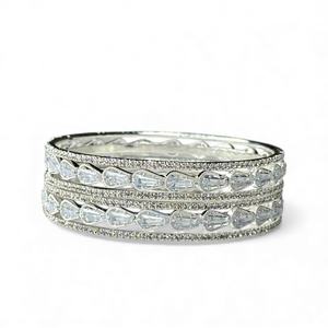 Joyería de Novia de Lujo, Chapada en Oro, Conjunto de Brazaletes de Perlas Modernos, Resistentes al Deslustre, Listos para Enviar, para Mujer - Product Image 3