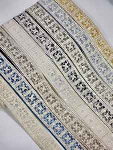 ชุดเดรสสุดหรูผ้าลูกไม้ประดับลูกปัดจากซูดานสำหรับผู้หญิงชุดเดรสผ้าฝ้ายฝรั่งเศสทนทาน - Product Image 3