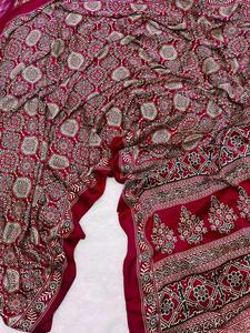 Latest New Gajji silk Digital Print <b>Saree</b> Collection - Product Image 5