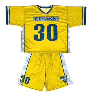 Sublimated Design Printed Lacrosse Uniform For Custom Your Own Brand Logo Short Sleeve Sets With 100% Polyester Fabric - Product Image 3