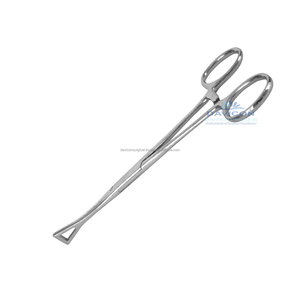 Pinza de sujeción de tejido Peninintgon de acero inoxidable, mandíbulas dentadas triangulares de 8 pulgadas - Product Image 6