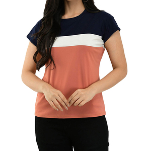 Nueva camiseta de mujer y el mejor diseño, camiseta de manga corta de estilo más nuevo, camisetas casuales de algodón 100% para mujer - Product Image 2