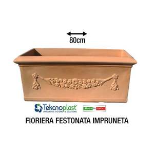 80cm festoni Impruneta fioriere vasi di fiori per giardino esterno fioriera decorativa con bellissimi fiori - Product Image 1