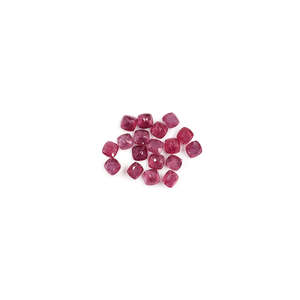 Rubis naturels de Bangkok, taille coussin 5 mm et 6 mm, taille brillant, pierres précieuses en vrac personnalisées, qualité supérieure, rouge et rose, traitées thermiquement - Product Image 2