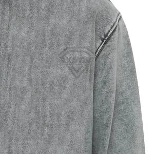 Nuevas Sudaderas con Capucha de Manga Larga con Logotipo Personalizado 2026, Transpirables, Lavadas al Ácido, de Algodón Grueso para Hombre - Product Image 2