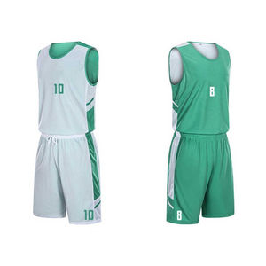 Meilleur prix Maillots de basket-ball pour hommes sur mesure Sublimation 100% polyester Séchage rapide Respirant Demi-manches Adultes Plus Ensembles - Product Image 3