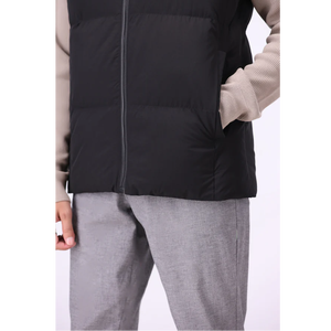 Chaleco Acolchado Estilo Formal Kippo al por Mayor, 100% Poliéster, Estampado Paisley, Cuello en V, Cierre de Cremallera, Ropa de Abrigo de Invierno - Product Image 3