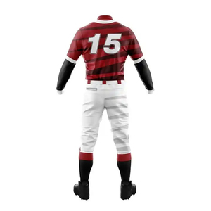 Nueva llegada Ropa de entrenamiento Conjunto de uniforme de béisbol y softbol Uniforme de béisbol sublimado de poliéster 100% - Product Image 4